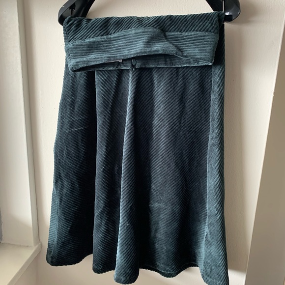 Mango xxs velvet midi skirt NWOT - Picture 3 of 5
